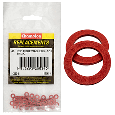 Champion 5/32In X 5/16In X 1/16In Red Fibre Washer