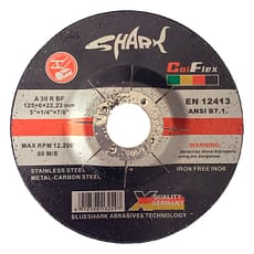 Shark ColFlex Grinding Disc Inox 180 x 6 x 22 Carton of 10 (Copy)